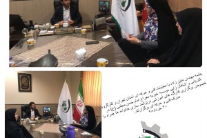 جلسه با مشاور مدیر کل آموزش  سازمان فنی حرفه ای استان تهران 
